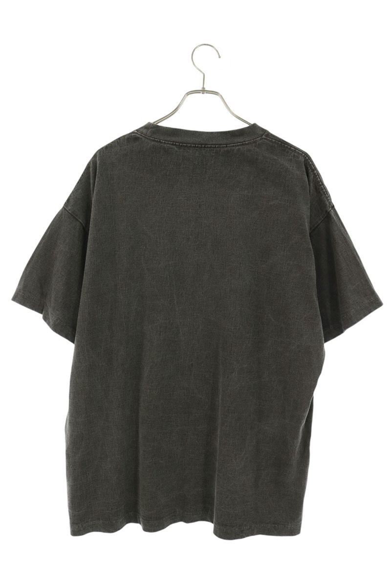 LASTMAN Dice Print Washed T-shirt Black Size L