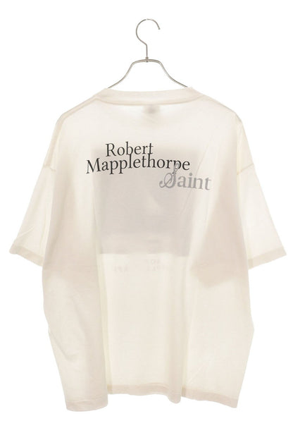 SAINT MICHAEL 25SS Mapplethorpe Lily T-Shirt White Size XL