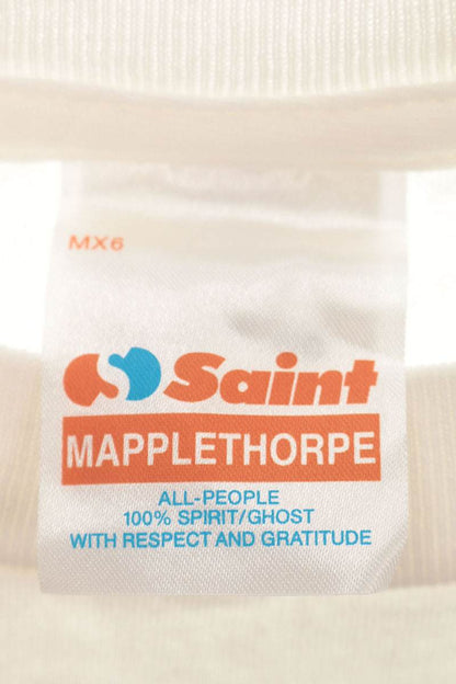SAINT MICHAEL 25SS Mapplethorpe Lily T-Shirt White Size XL