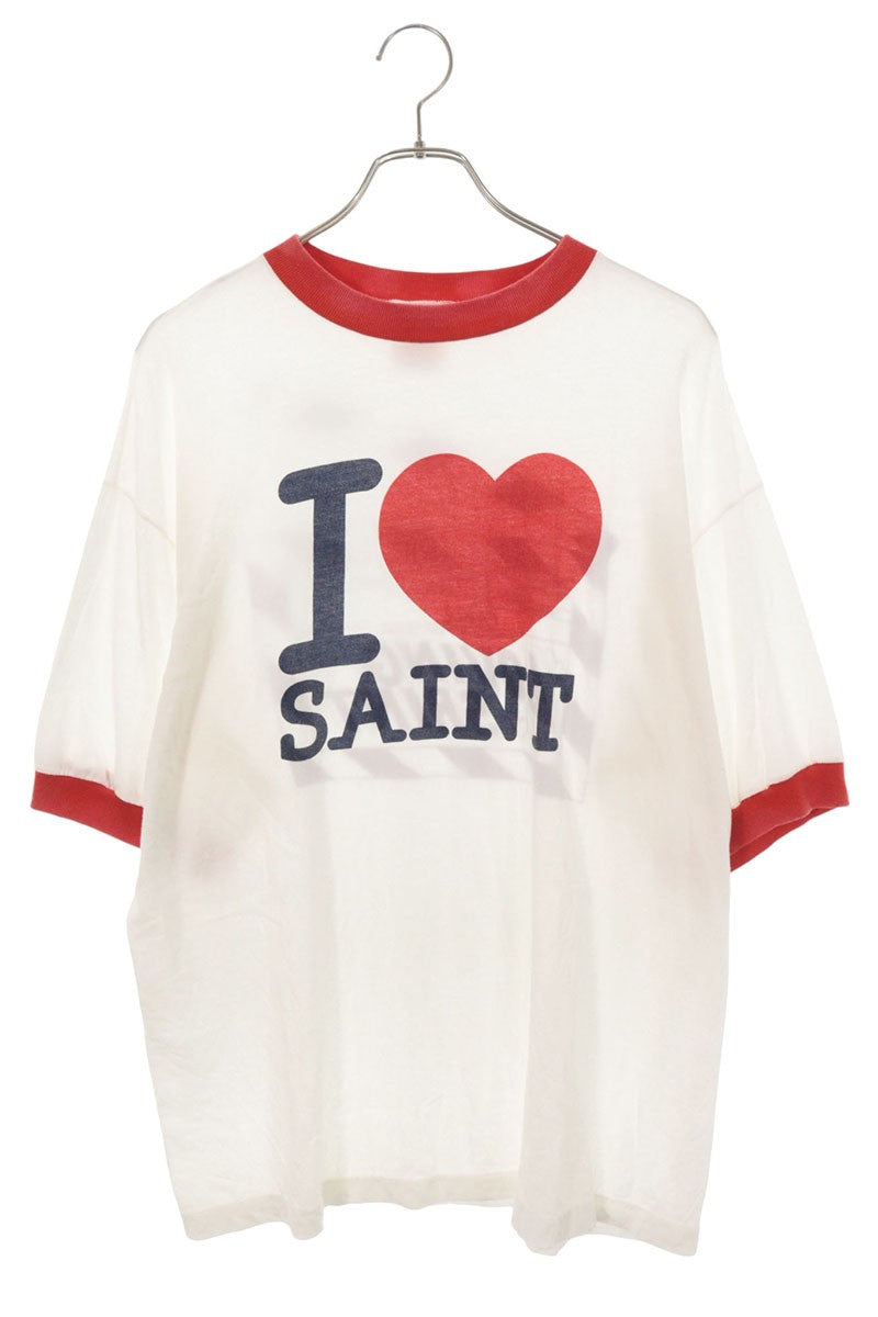 SAINT MICHAEL 26SS "I Love Saint" Print T-Shirt Multi Size M