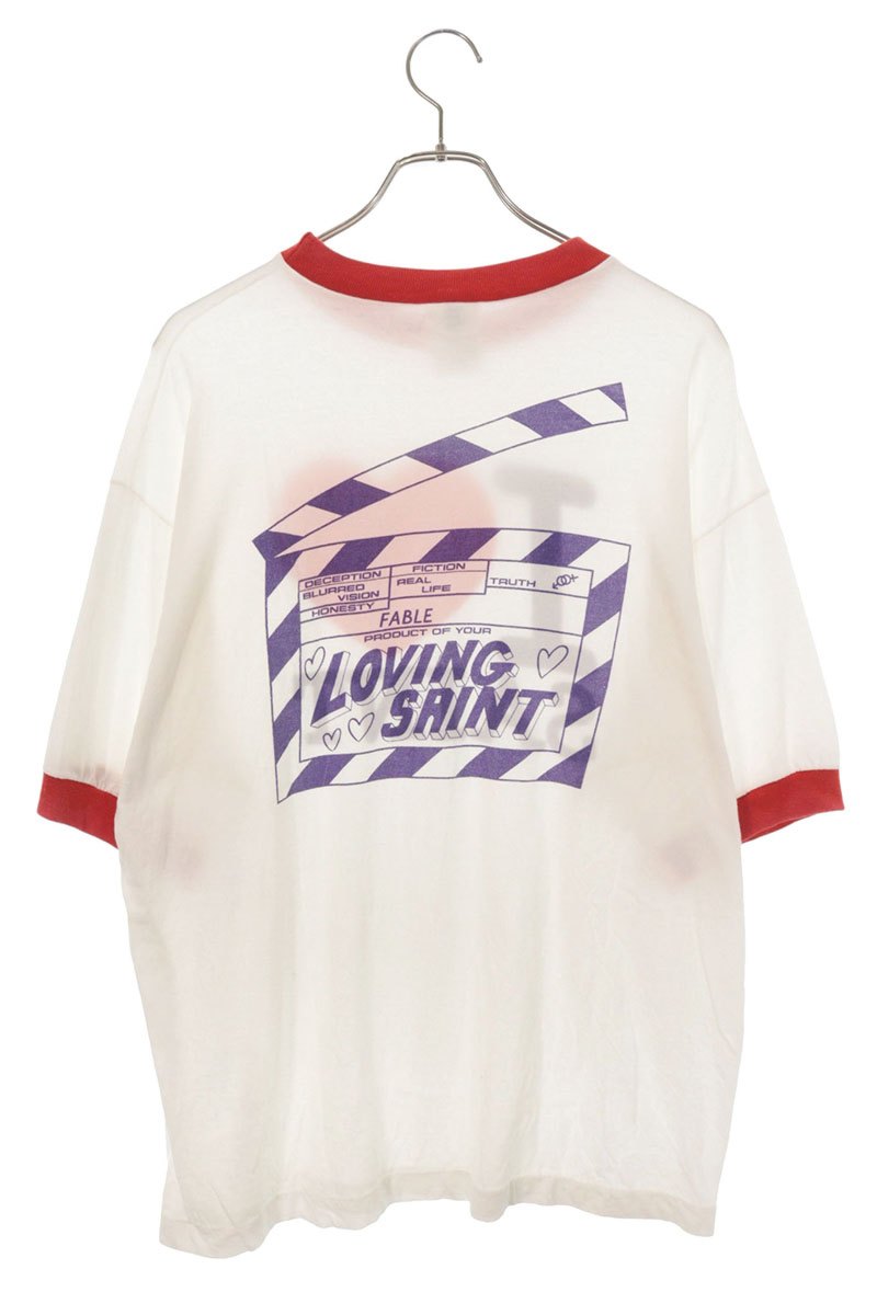 SAINT MICHAEL 26SS "I Love Saint" Print T-Shirt Multi Size M