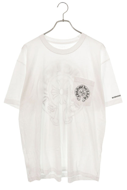 Chrome Hearts Back Horseshoe Print T-Shirt White Size XL