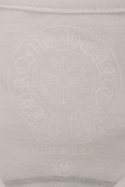 Chrome Hearts Back Horseshoe Print T-Shirt White Size M