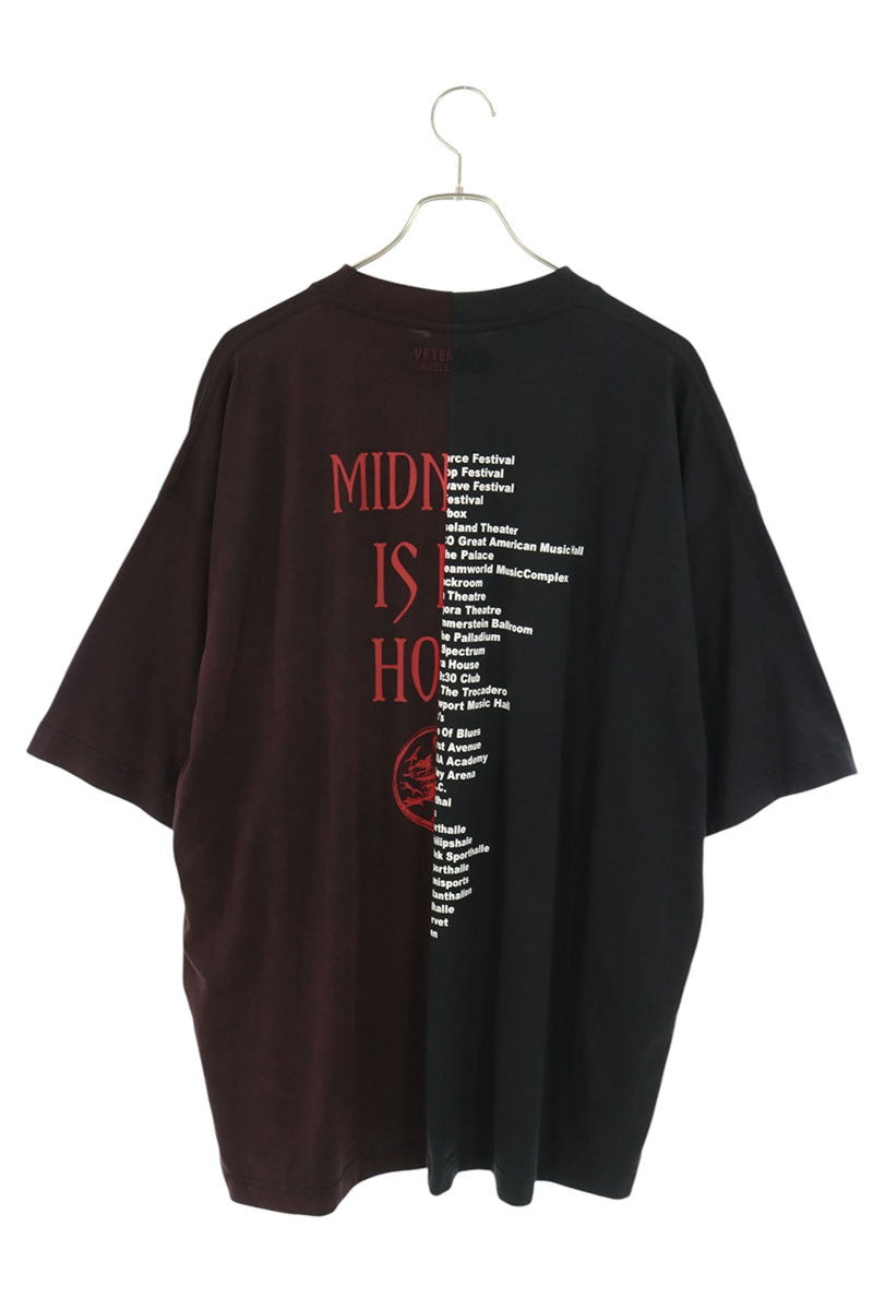 VETEMENTS 25AW Cof Cut-Up Cotton T-Shirt Multi Size S