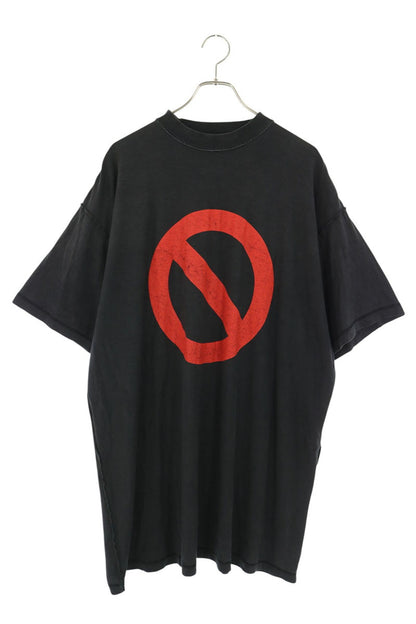 BALENCIAGA BFRND Inside-Out T-Shirt Black/Red Size 2