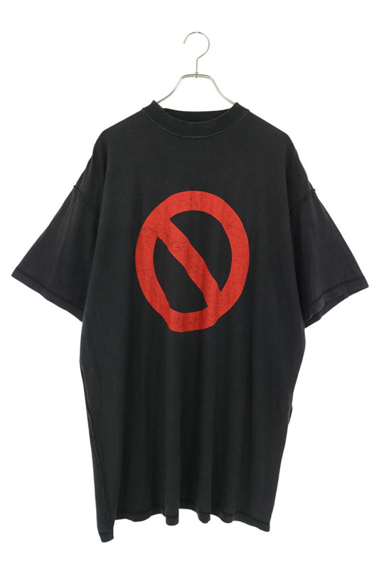 BALENCIAGA BFRND Inside-Out T-Shirt Black/Red Size 2