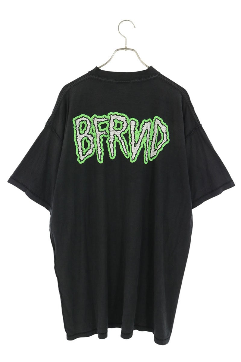 BALENCIAGA BFRND Inside-Out T-Shirt Black/Red Size 2