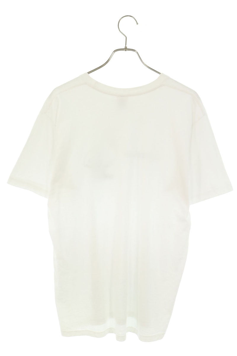 SUPREME Duck Front Print Cotton T-Shirt White Size M