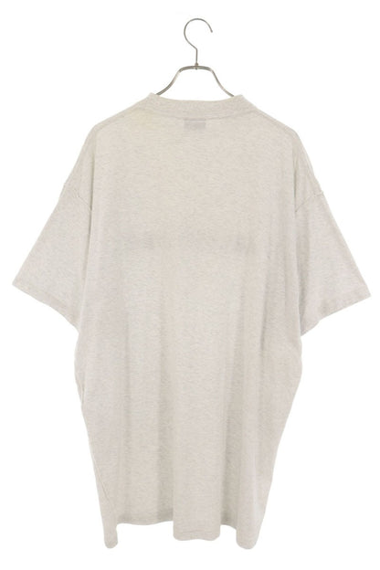 BALENCIAGA 24SS Inside-Out Logo T-Shirt Gray Size 2