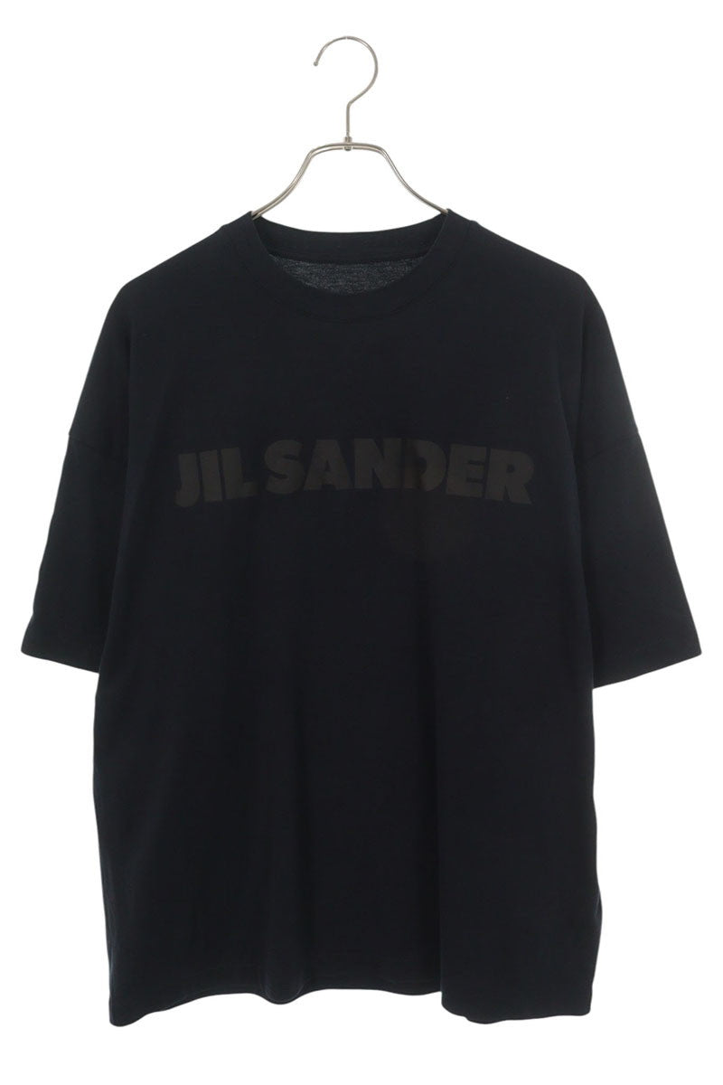 JILSANDER 26SS Logo Print Cotton T-Shirt Navy/Black Size L
