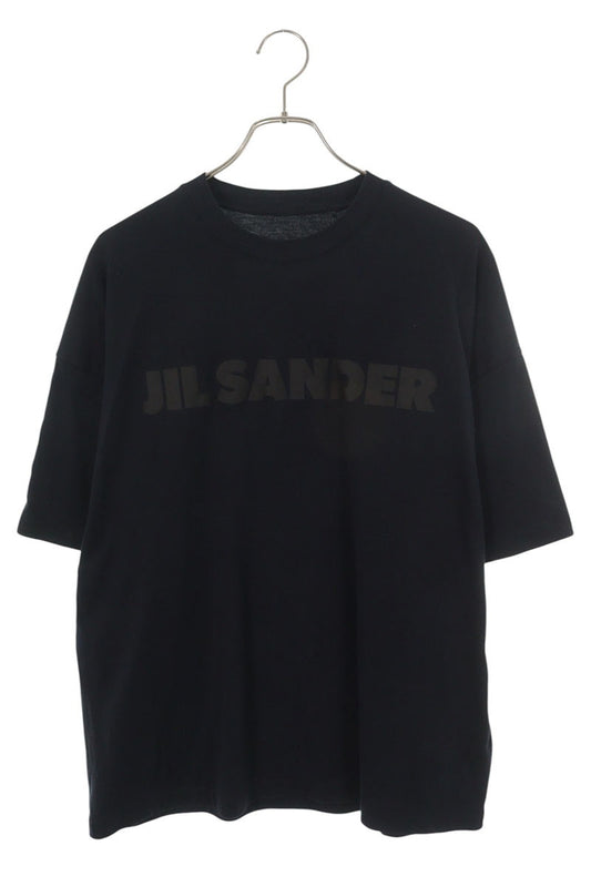 JILSANDER 26SS Logo Print Cotton T-Shirt Navy/Black Size L