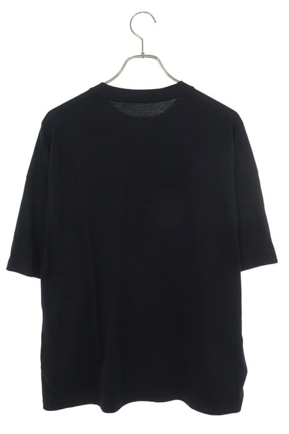 JILSANDER 26SS Logo Print Cotton T-Shirt Navy/Black Size L