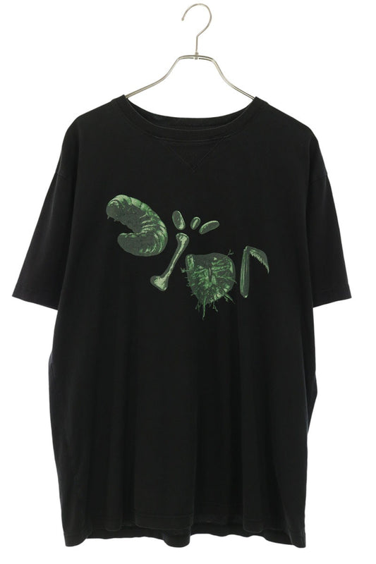 DIOR Cactus Jack Logo Print T-Shirt Black Size M