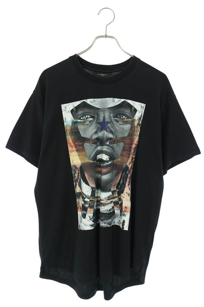 GIVENCHY 14AW African Tribal Warrior T-Shirt Black Size XXS