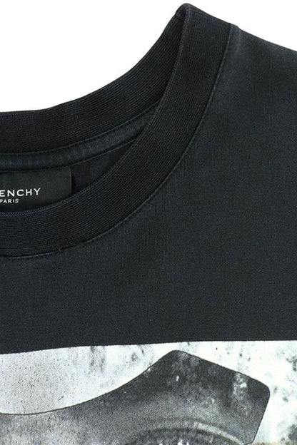 GIVENCHY 14AW African Tribal Warrior T-Shirt Black Size XXS