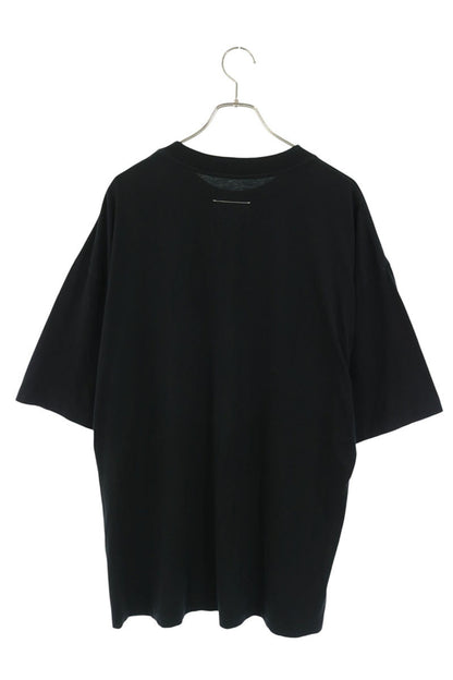 MM6 Front Logo Design T-Shirt Black Size S