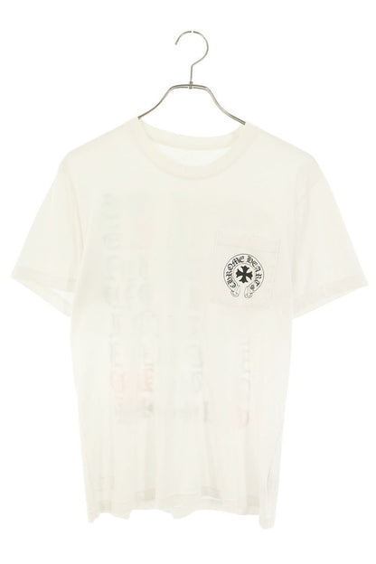 Chrome Hearts Font Back Print T-Shirt White Size M