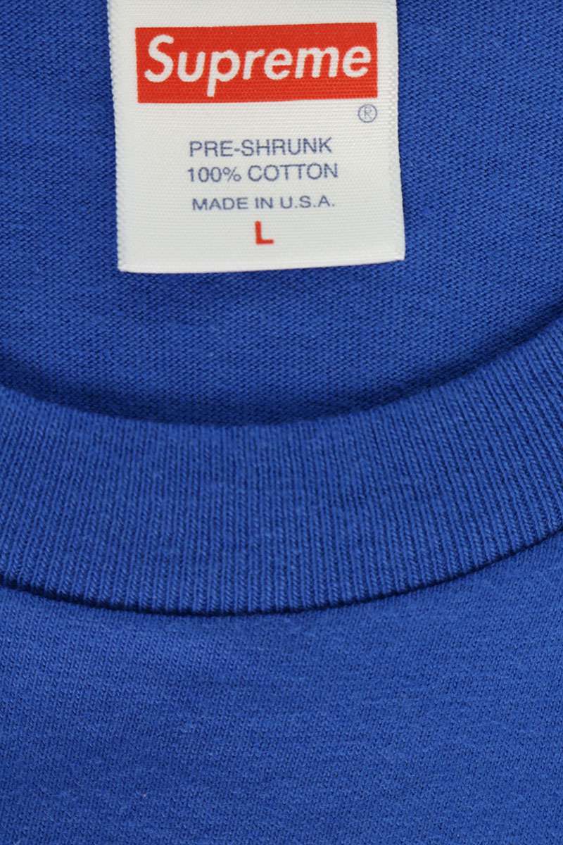 SUPREME 23SS Crown Tee Blue Size L