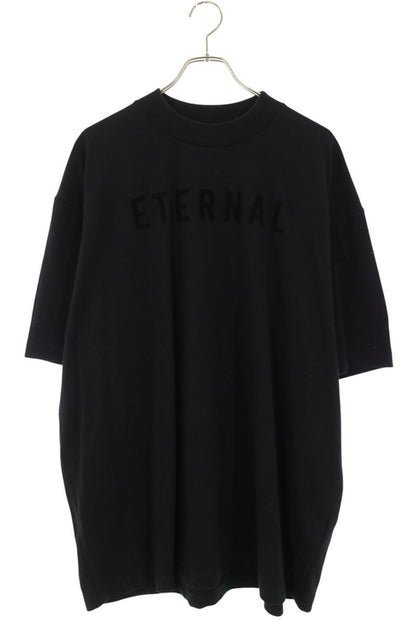 FEAR OF GOD ETERNAL Rubber Logo T-Shirt Black Size L