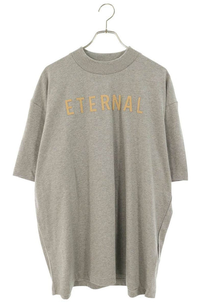 FEAR OF GOD ETERNAL Rubber Logo T-Shirt Gray Size M