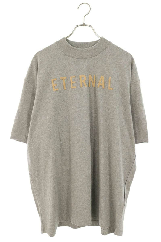 FEAR OF GOD ETERNAL Rubber Logo T-Shirt Gray Size M