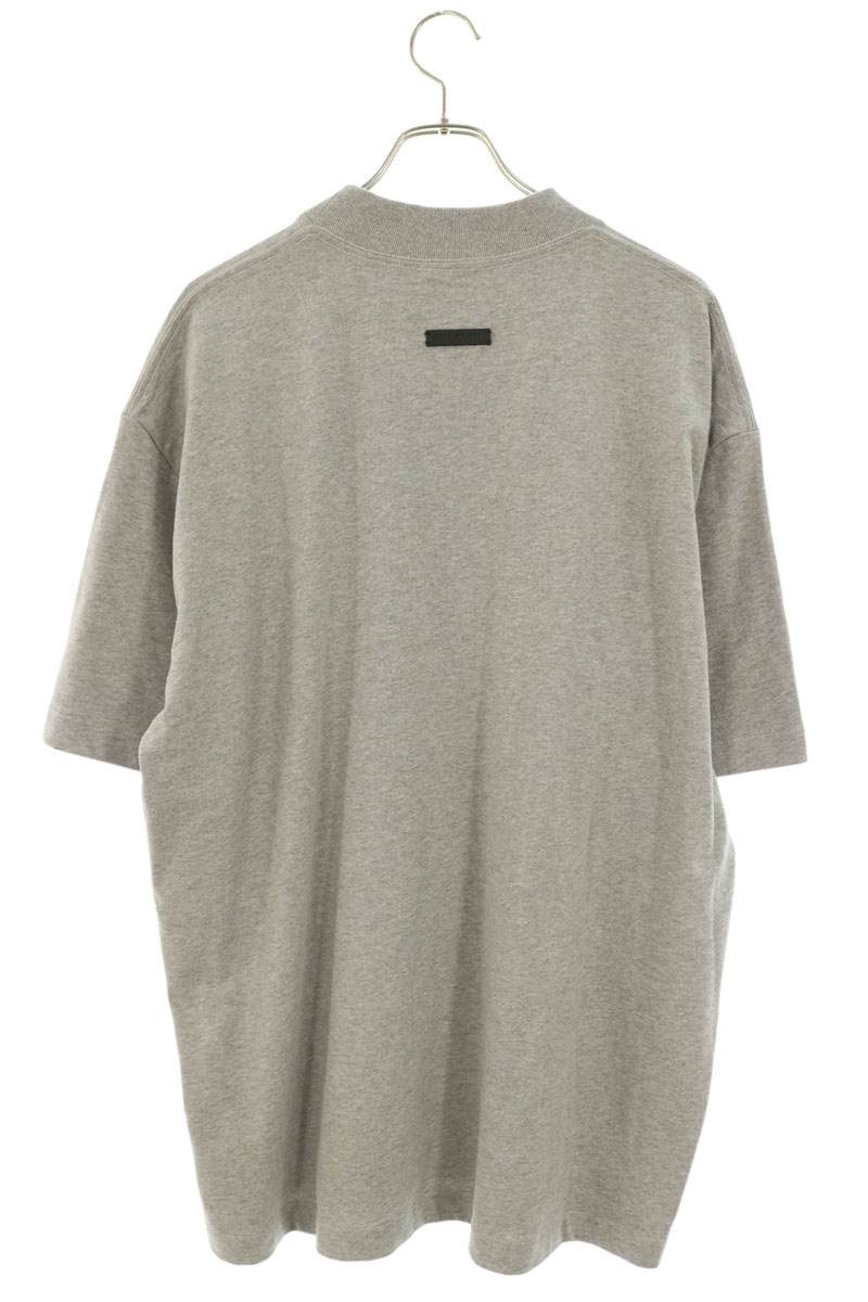 FEAR OF GOD ETERNAL Rubber Logo T-Shirt Gray Size M