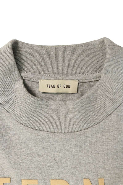 FEAR OF GOD ETERNAL Rubber Logo T-Shirt Gray Size M