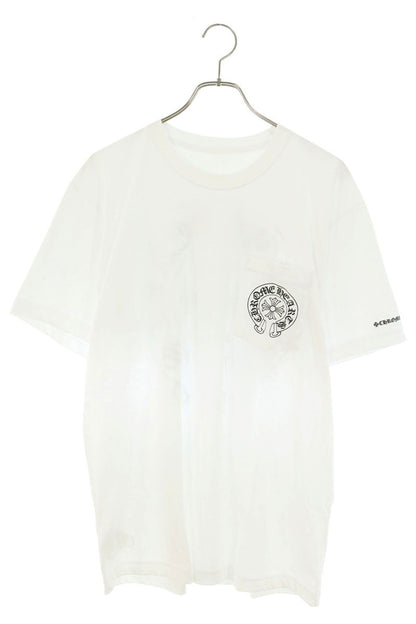 Chrome Hearts CH T-SHRT Back Horseshoe T-Shirt White Size L