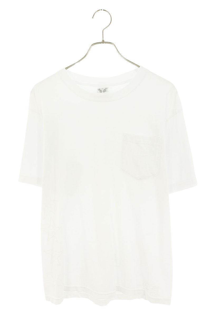 Chrome Hearts Back T-Bar Print T-Shirt White Cotton Size M