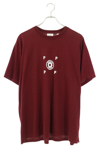 Pop Trading Company x Burberry Logo T-Shirt Red Size M