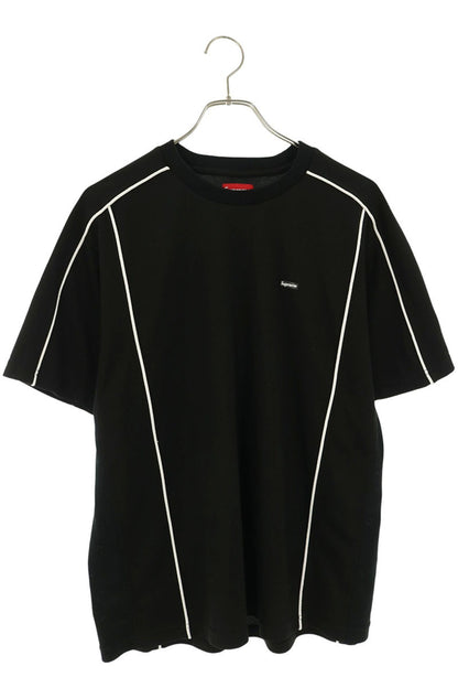 SUPREME 22SS Mesh Panel T-Shirt Black Polyester Size M