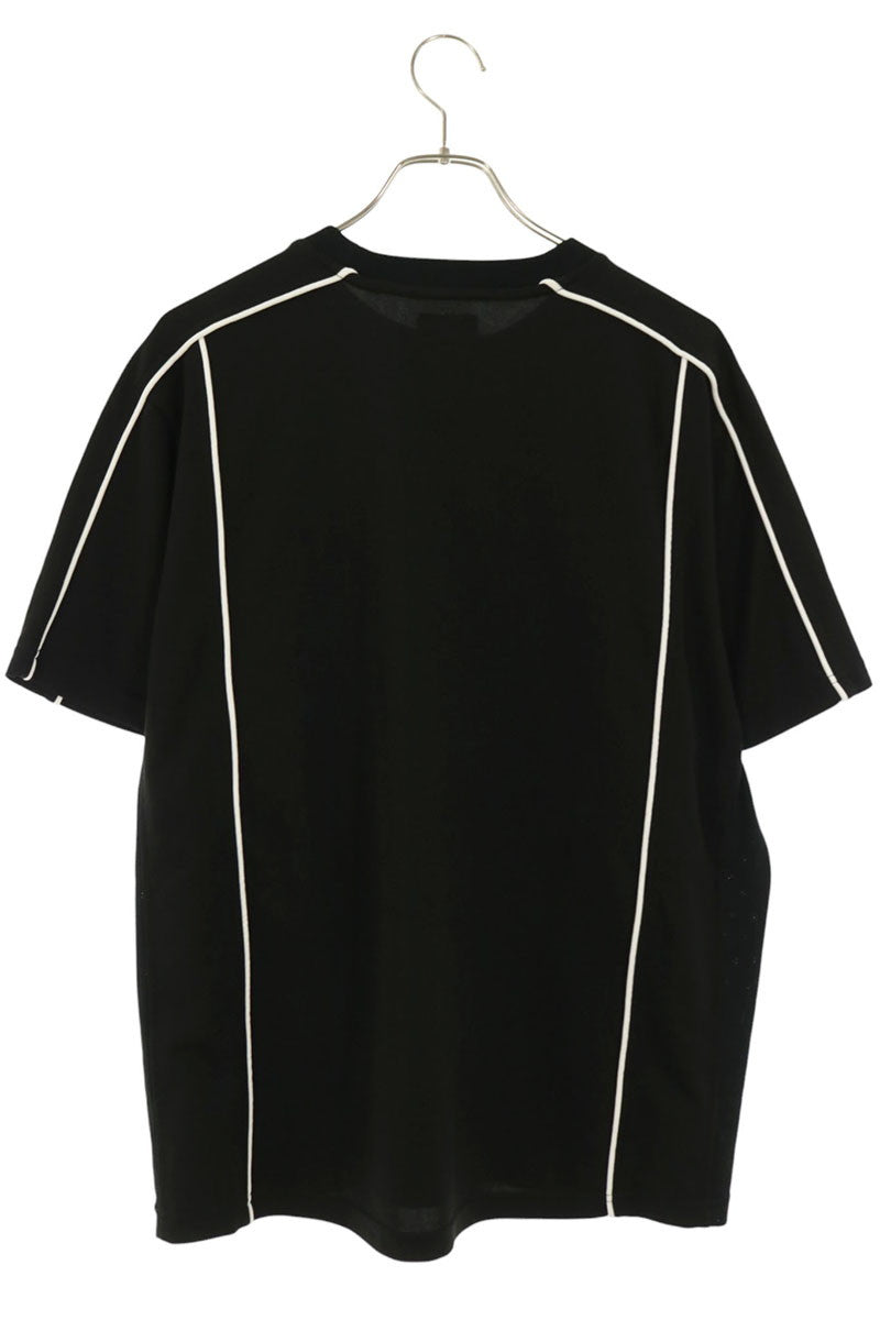 SUPREME 22SS Mesh Panel T-Shirt Black Polyester Size M