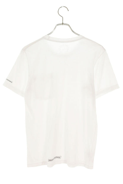 Chrome Hearts Neck Logo Print T-Shirt White Cotton Size S