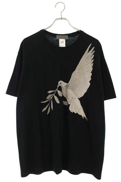 Yamamoto Suzume Uchida Front Print T-Shirt Black Size 3