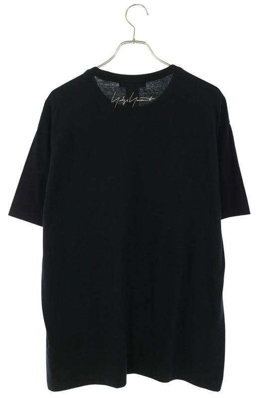 Yamamoto Suzume Uchida Front Print T-Shirt Black Size 3