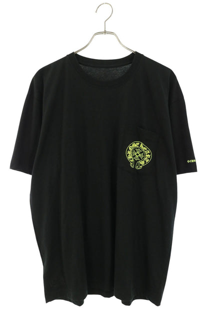 Chrome Hearts Horseshoe Tee Black Yellow T-Shirt Size XL
