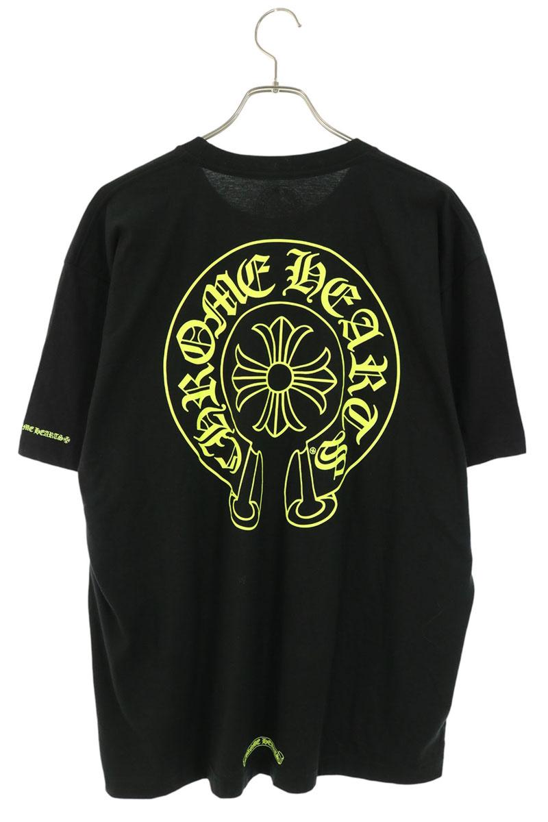 Chrome Hearts Horseshoe Tee Black Yellow T-Shirt Size XL