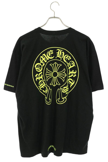 Chrome Hearts Horseshoe Tee Black Yellow T-Shirt Size XL