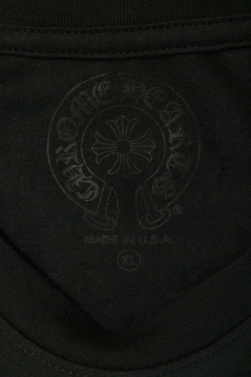 Chrome Hearts Horseshoe Tee Black Yellow T-Shirt Size XL