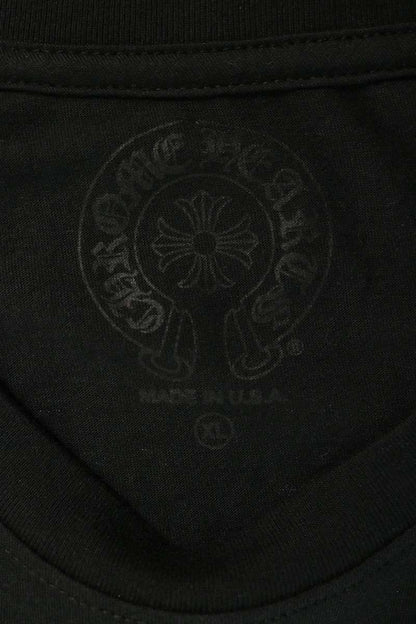 Chrome Hearts Horseshoe Tee Black Yellow T-Shirt Size XL