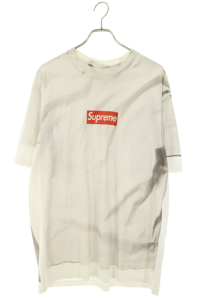 MM6 x SUPREME Box Logo Transfer Print T-Shirt White Size L
