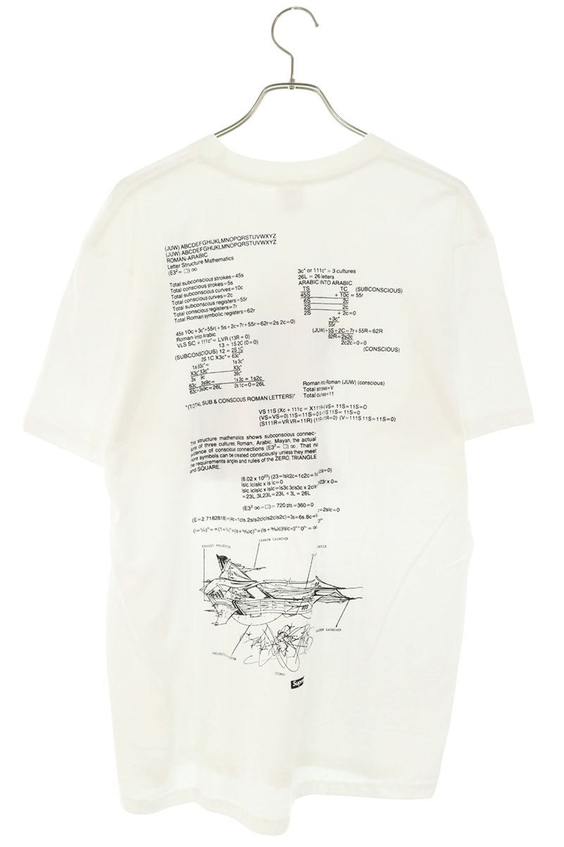 SUPREME 20SS Rammellzee Print Cotton T-Shirt White Size L