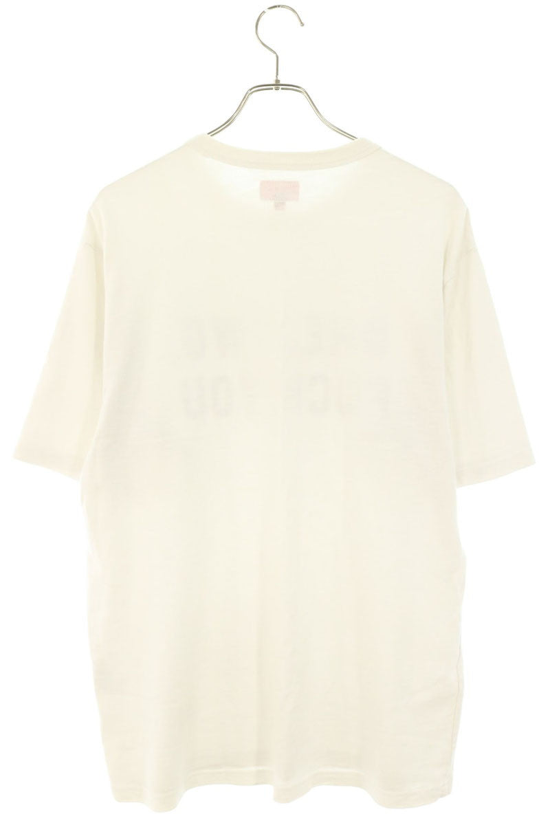 SUPREME One Two Fuck You Font Print T-Shirt White Size S