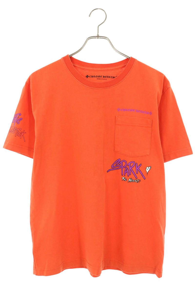 Chrome Hearts PPO SPARK THE HEART MATTY T-Shirt Red Size M
