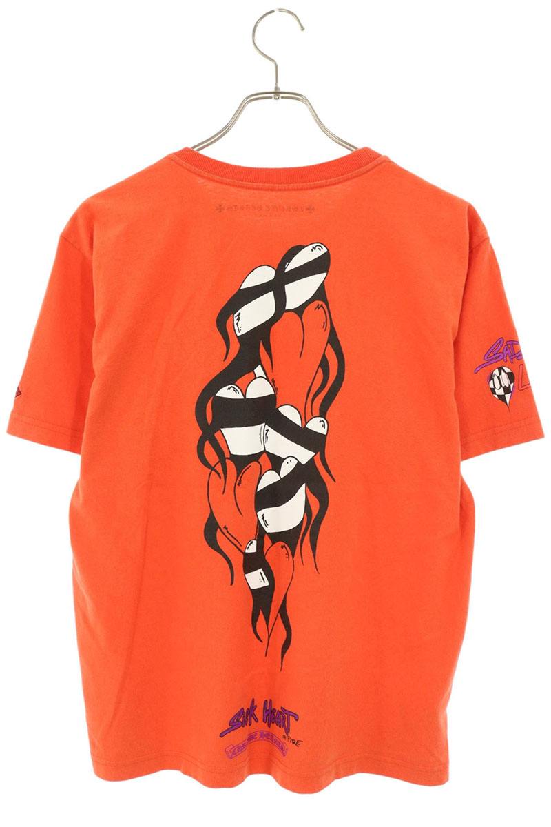 Chrome Hearts PPO SPARK THE HEART MATTY T-Shirt Red Size M