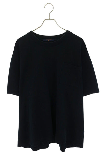 LOUISVUITTON Monogram Panel T-Shirt Navy Size 5L