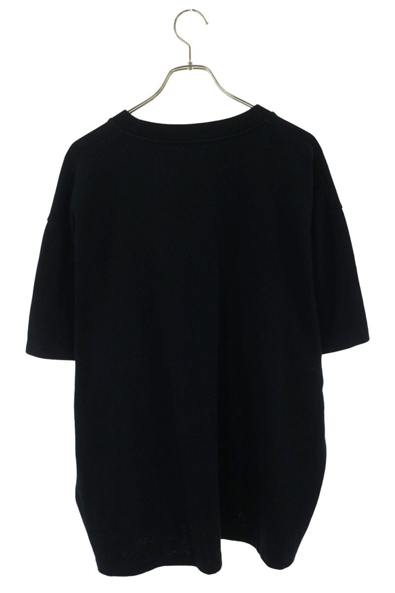 LOUISVUITTON Monogram Panel T-Shirt Navy Size 5L