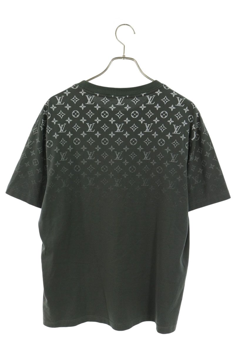 LOUISVUITTON Monogram Gradient Cotton T-Shirt Gray Size L