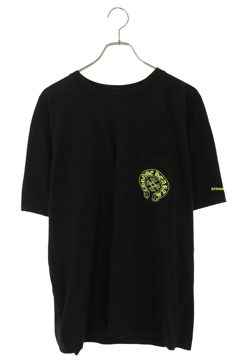 Chrome Hearts Horseshoe Tee Black Yellow Multi Size XL
