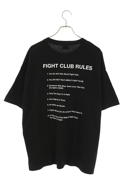 weber Fight Club Movie Print Cotton T-Shirt Black Size XL
